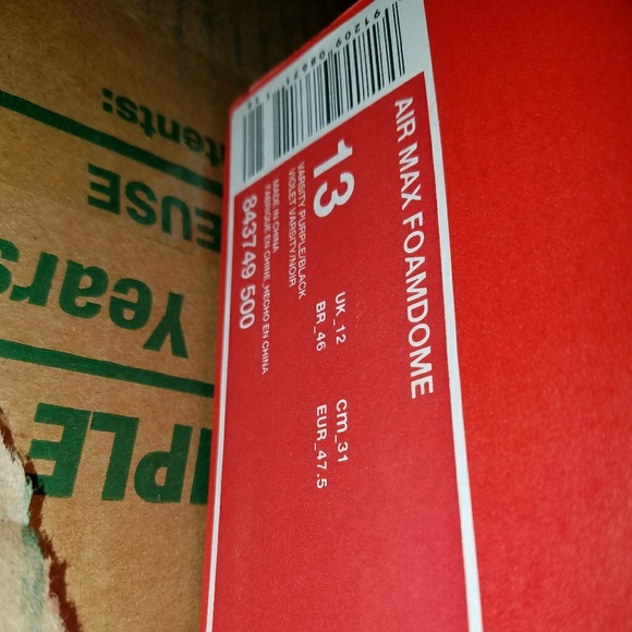 Nike Air Max Foamdome “foamposite boots”🍆🍆 Last pair size 8** - Picture 7 of 8